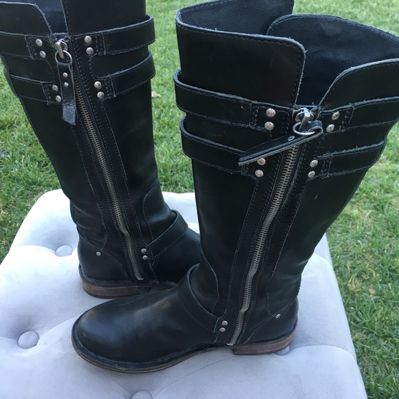 Uggs Leather Boots Size 5,5 - Picture 4 of 6